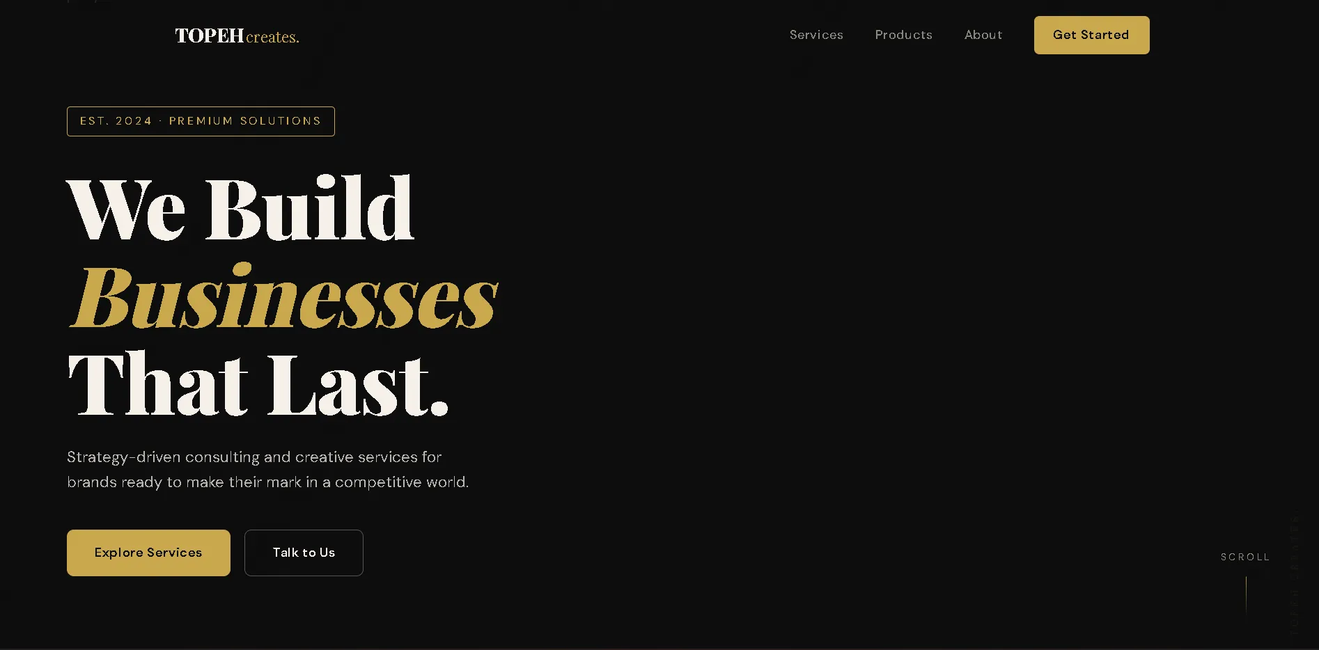 Business Landing Page Preview